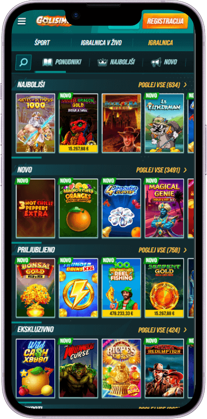 Golisimo Casino Igre